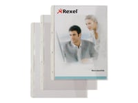 Rexel - Dokumentmappe - 2 Rom - For A4 - Kapasitet: 100 Ark - Blank (En Pakke 10)