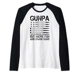 Gunpa Like A Normal Grandpa But More Fun And Owns Guns Raglan Baseball Tee