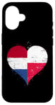 iPhone 16 Heart Flag for Half Polish Half Dutch A Poland Netherlands Case