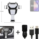 Car holder air vent mount for Samsung Galaxy A54 5G cell phone mount