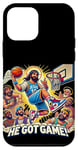 Coque pour iPhone 12 mini Ballin with the Messiah Rejoignez la communauté Jesus Basketball