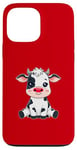 iPhone 13 Pro Max Red Cow Nose Funny Day 2024 Red Cow Nose Kids Girls Case