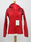 RAB ZENITH WOMENS GORE-TEX SHELL JACKET UK 8 / XS CRIMSON RED RRP £250 AD