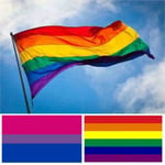 Lgbt Flag 90x150cm Bi Pride Bisexual Of Bisexuality B Rainbow