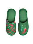 Dedoles Chaussons Homme Femme & Enfants Mousse Mémoire Pantoufles beaucoup designs amusants Licorne Musique Teckel Amour Panda Cadeau, Couleur: Piment rouge, 36-37 EU