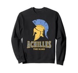 Achilles the Iliad Homer Greek Helmet Symbol Sweatshirt