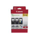 Canon PG-560XL x2/CL-561XL Multi Value Pack - 3-pack - Lång livslängd - svart, färg (cyan, magenta, gul) - original - bläckpatron