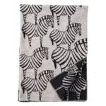 Klippan Pledd Zebra Sort/Natur 130x180cm.