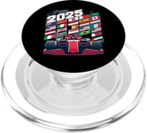 Formula Racing Circuit Programme 2025 Racing Day Amateur PopSockets PopGrip pour MagSafe