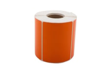 DÄCKETIKETT ORANGE, Blank, Plast