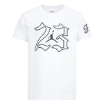 T-Shirt Nike Air Jordan Junior Garçon Enfant 95D154 001 Jumpman Blanc