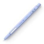 elago x MONAMI Coque Pencil Compatible avec Apple Pencil Pro, Apple Pencil 2e Génération, Silicone Durable, Design Classique, Compatible avec la Charge Magnétique (Pastel Blu)