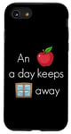 iPhone SE (2020) / 7 / 8 An Apple a day keeps windows away fun PC operating system Case