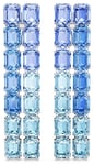 Swarovski 5696517 Millenia Clip Earrings Octagon Cut Blue Jewellery