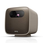 BenQ GS2 Wireless Mini Portable Projector for Outdoor & Garden Use, IPX2 Splash & Drop Resistant, Google Cast & AirPlay, Bluetooth Speaker, WiFi, Smart TV App, HDMI, USB-C