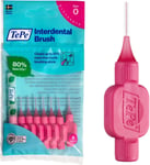 TePe Interdental Brush, Original, Pink, 8 count (Pack of 1), Size 0 (Pink)