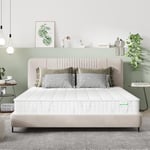 Novilla, Matelas 150x190 cm, Matelas Hybride à Ressorts Ensachés, Matelas en Mousse Confortable, Épaisseur 17 cm, Mi - Ferme et Durable, Parfait Support, Respirant