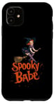 Coque pour iPhone 11 Spooky Babe Costume de sorcière d'Halloween