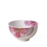 like. by Villeroy & Boch Rose Garden Bowl, 13.5 cm, Premium Porcelain, White/Pink