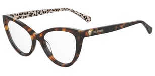 Lunettes de Vue MOSCHINO LOVE MOL631 H7P PATTERN HAVANA 55/17/140 Femme