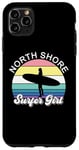 Coque pour iPhone 11 Pro Max Surfer Girl North Shore Hawaii Hawaii Surf Beach