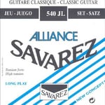 Savarez 540JL Jeu de 6 cordes haute tension pour guitares classiques avec cordier – Alliance, aigus, basses classiques, jeu complet de 6 cordes