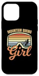 Coque pour iPhone 12 mini Femme VTTiste Amoureux du vélo de montagne