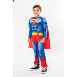 Rubie's Official DC Superman Child Costume, Kids Superhero Fancy Dress 7-8 Years