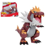 Pokémon Bandai Figurine Rexilius 30cm - Figurines légendaires 30 cm - Grande Figurine Rexilius (Tyrantrum) - Jouet Enfant 4 Ans et + - JW3422