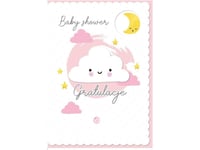 Kukart Kort B6 Dk-836 Baby Shower (Rosa)