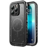 SPORTLINK Coque pour iPhone 13 Pro Max Étanche Antichoc - pour Magsafe 360 degres Incassable Militaire Intégrale Case/Bumper [IP68 Waterproof/Imperméable] Antipoussière [avec Protection Camera+Écran]