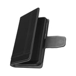 Housse Smartphone 4.5 à 5 pouces Universelle Porte-cartes Fonction slide noir