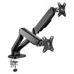 Double bras support articulé pour moniteur T'n'b Noir