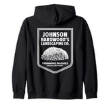 Johnson Hardwood's Landscaping Company Trimming Bushes Zip Hoodie