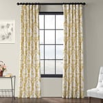 moitié Prix Drapes Prtw-d46 a-96 Lacuna Imprimé Rideau de Coton sergé, Soleil, 50 x 96