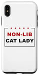 Coque pour iPhone XS Max Non-Lib Cat Lady – Funny Anti-Woke USA