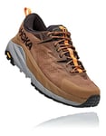 HOKA Unisex's Sky Kaha Low GTX Men's Hiking Shoe, Otter Persimmon Orange, 10 UK