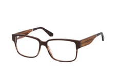 WOOD FELLAS Ringberg 10966 5923, including lenses, SQUARE Glasses, MALE