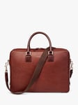 Aspinal of London Mount Street Small Pebble Grain Leather Laptop Bag