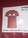 Pac-Man Blinky Ghost Eyes T-Shirt- Men's Medium M - Retro gaming New Sealed