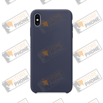 Coque Silicone iPhone Xs Max Bleu Nuit