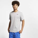 Nike AR6029-063 Dri-FIT Sweatshirt Men's DK GREY HEATHER/BLACK Size 2XL-T