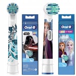 Electric Toothbrush Heads Oral-B EB10s Star Wars + EB10s Frozen, 2 pieces