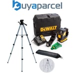 Dewalt DCLE34021D1 XR Compact Cross Line Green Laser 18V 1x2.0Ah Li-ion + Tripod