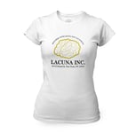 T-Shirt Femme Col Rond Lacuna Inc. Geek Jeux Video Serie Film