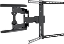 Dual Pivot Tilt & Swivel Curved TV Mounting Bracket - Size 37-80" Screen