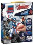 CrackBoom! Books Marvel Drawmaster Avengers: Captain America Super Stencil Kit: 4 Easy Steps to Draw your Heroes (Drawmaster)