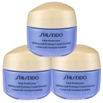 SHISEIDO Vital Perfection Uplifting Firming Cream Enriched travelsize 15ml x3pcs