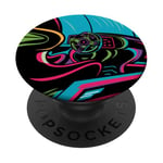 Simulation De Course Gamer - Racer Sim Racing PopSockets PopGrip Adhésif