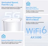 TP-LINK Deco X50-5G Dual Band 5G/4G/3G -modeemi ja WiFi6 -tukiasema